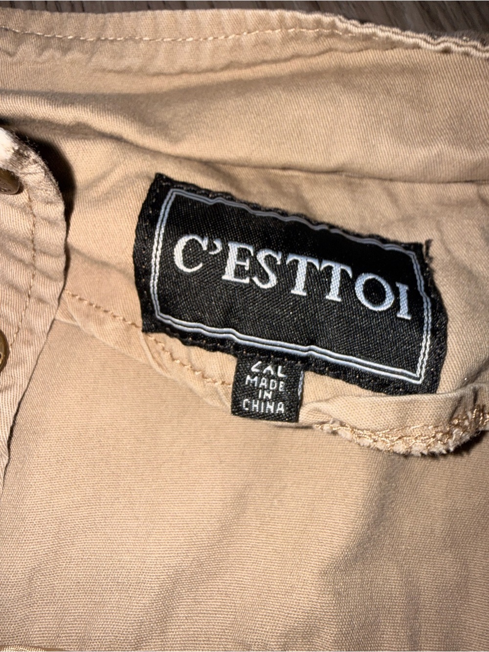 Lightweight Beige Utility Jacket - Unbranded - Picture 3 of 3